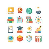 Education Icon Set Collection for Documents, Websites and Mobile Applications vector