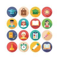 Education Icon Set Collection for Documents, Websites and Mobile Applications vector