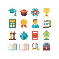 Education Icon Set Collection for Documents, Websites and Mobile Applications vector