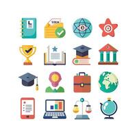 Education Icon Set Collection for Documents, Websites and Mobile Applications vector