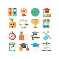 Education Icon Set Collection for Documents, Websites and Mobile Applications vector