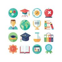 Education Icon Set Collection for Documents, Websites and Mobile Applications vector