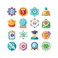Education Icon Set Collection for Documents, Websites and Mobile Applications vector