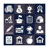 Education Icon Set Collection for Documents, Websites and Mobile Applications vector
