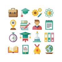 Education Icon Set Collection for Documents, Websites and Mobile Applications vector