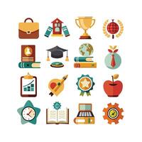 Education Icon Set Collection for Documents, Websites and Mobile Applications vector
