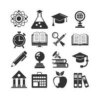 Education Icon Set Collection for Documents, Websites and Mobile Applications vector
