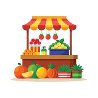Realistic Fruits Illustration Concepts vector