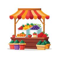 Realistic Fruits Illustration Concepts vector