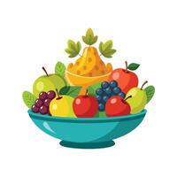 Realistic Fruits Illustration Concepts vector