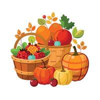 Realistic Fruits Illustration Concepts vector