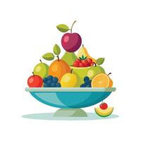 Realistic Fruits Illustration Concepts vector