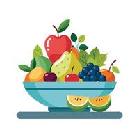 Realistic Fruits Illustration Concepts vector
