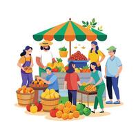 Realistic Fruits Illustration Concepts vector