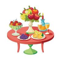 Realistic Fruits Illustration Concepts vector