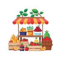 Realistic Fruits Illustration Concepts vector
