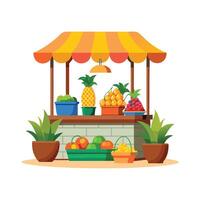 Realistic Fruits Illustration Concepts vector