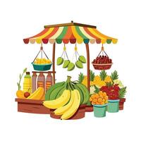 Realistic Fruits Illustration Concepts vector