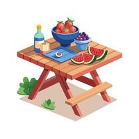 Realistic Fruits Illustration Concepts vector