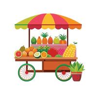 Realistic Fruits Illustration Concepts vector