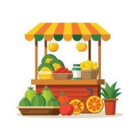Realistic Fruits Illustration Concepts vector
