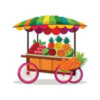Realistic Fruits Illustration Concepts vector
