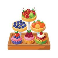 Realistic Fruits Illustration Concepts vector