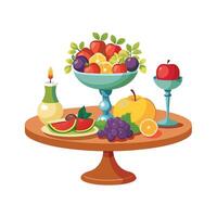 Realistic Fruits Illustration Concepts vector