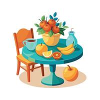 Realistic Fruits Illustration Concepts vector