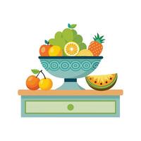 Realistic Fruits Illustration Concepts vector