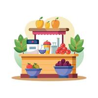 Realistic Fruits Illustration Concepts vector