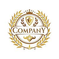 Elegant Premium Quality Logo Design for Luxury Company vector