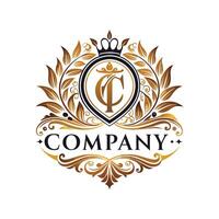 Elegant Premium Quality Logo Design for Luxury Company vector