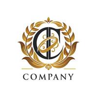 Elegant Premium Quality Logo Design for Luxury Company vector