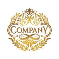 Elegant Premium Quality Logo Design for Luxury Company vector