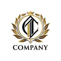 Elegant Premium Quality Logo Design for Luxury Company vector