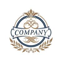 Elegant Premium Quality Logo Design for Luxury Company vector