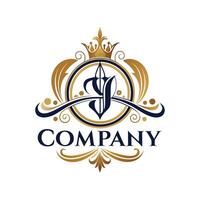 Elegant Premium Quality Logo Design for Luxury Company vector