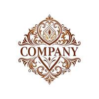 Elegant Premium Quality Logo Design for Luxury Company vector