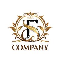 Elegant Premium Quality Logo Design for Luxury Company vector
