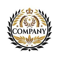 Elegant Premium Quality Logo Design for Luxury Company vector