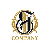 Elegant Premium Quality Logo Design for Luxury Company vector