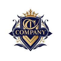 Elegant Premium Quality Logo Design for Luxury Company vector