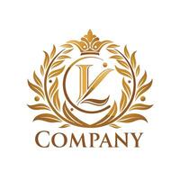 Elegant Premium Quality Logo Design for Luxury Company vector