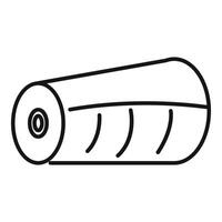 Roll of paper representing printing industry and communication vector