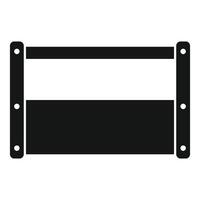 Toolbox icon representing building and repairing vector