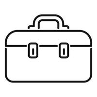 Toolbox icon representing tools for repairing and fixing vector