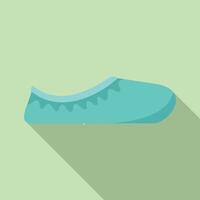 Ballet shoes with elastic band for dancing class vector