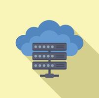 Network infrastructure is being provided by a cloud computing server vector