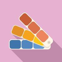 Color palette showing samples for creative design vector